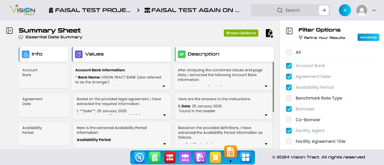 EBL Marhaba Vision Tract: AI document analysis platform