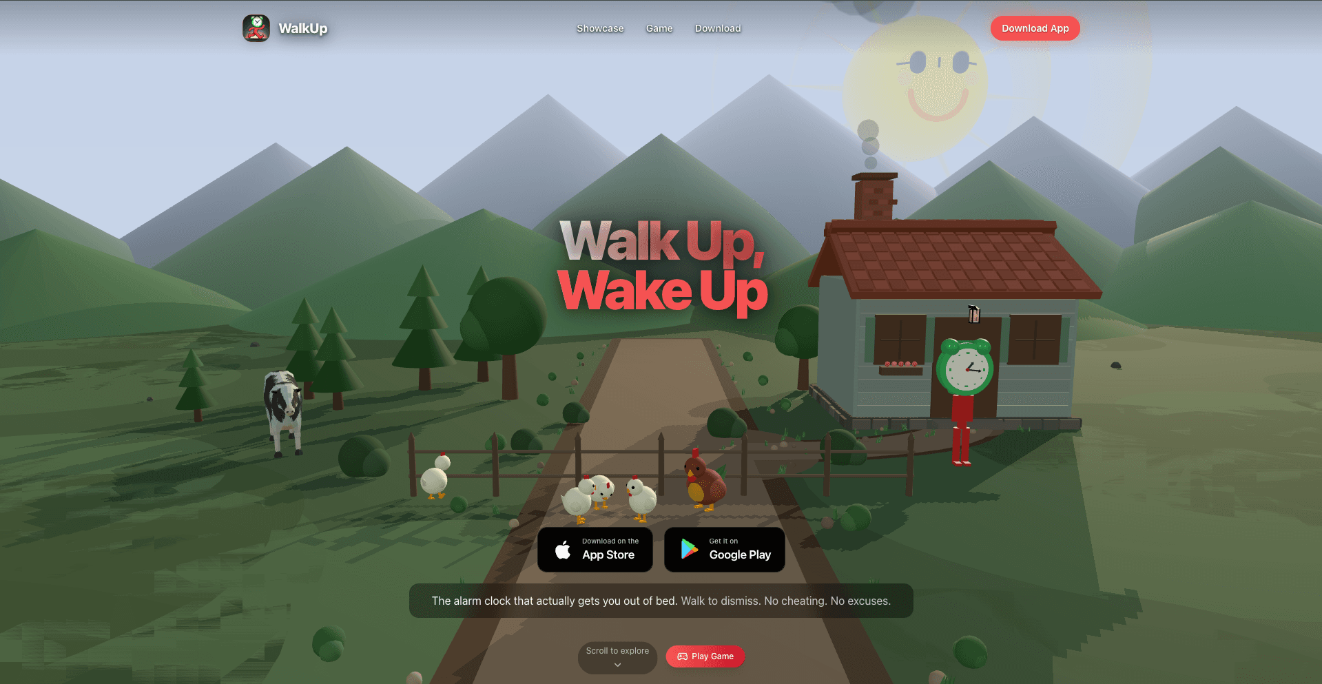 Turned a wake-up gimmick into a habit app